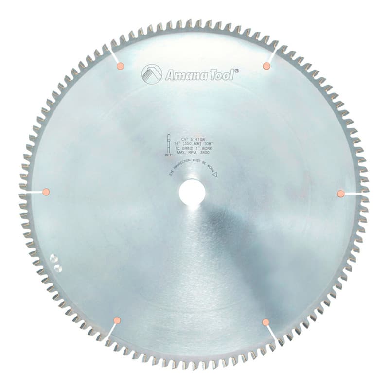 14" x 108 Teeth Aluminum/Non-Ferrous Metals Saw Blade