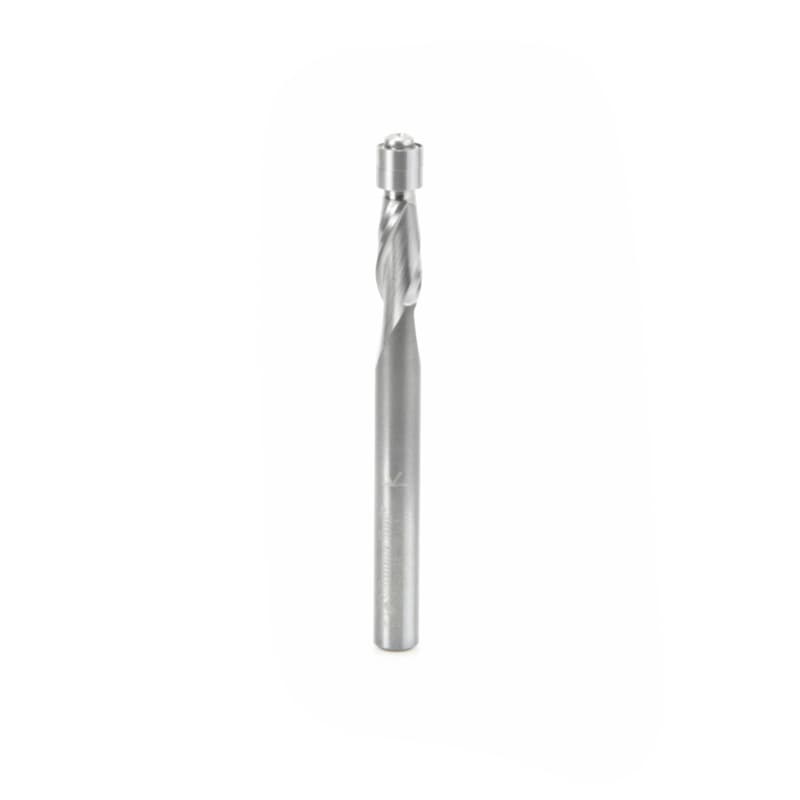 1/4" x 3" Aluminum Cutting Up-Cut Flush Trim Spiral Bit, 2-Flute, 1/4" Shank