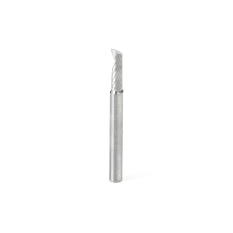 1/4" x 2-1/2" x 3/4" Up-Cut 'O' Aluminum Cutting CNC Spiral Router Bit, 1-Flute, 1/4" Shank