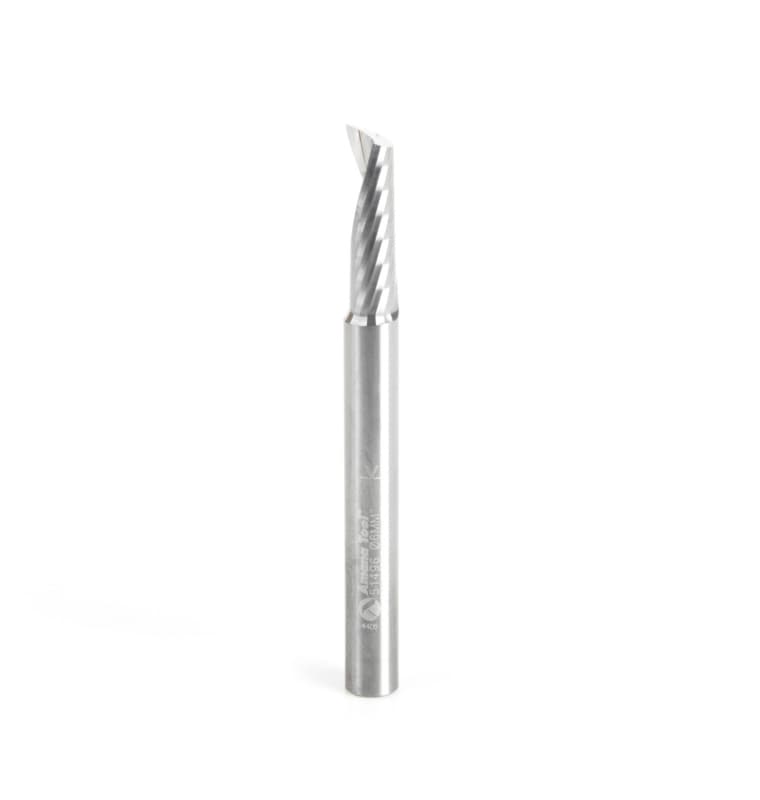 6mm x 64mm Up-Cut 'O' Aluminum Cutting CNC Spiral Router Bit, 1-Flute, 6mm Shank