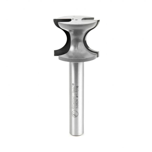 1-7/16" Dia x 1-1/8" Carbide Tipped Window Sill Edge 3/8" Radius, 1/2" Shank