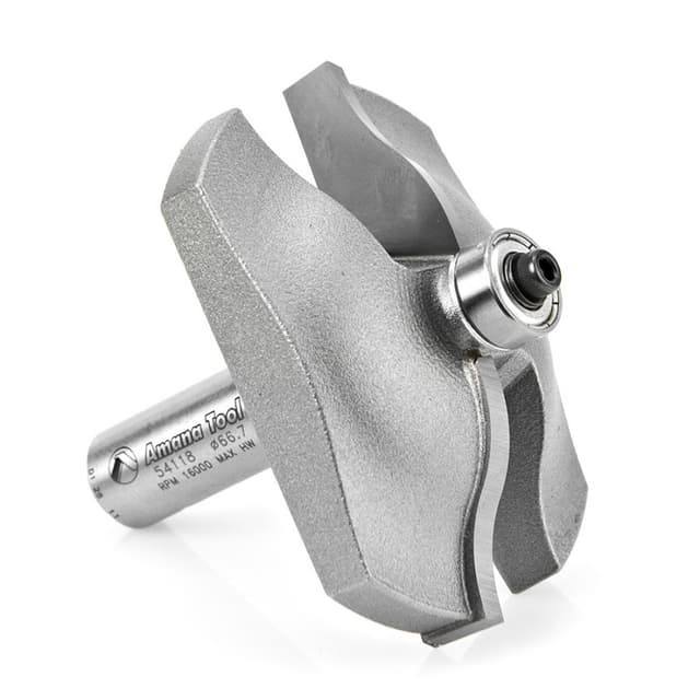 2-5/8" Dia x 5/8" Carbide Tipped Ogee Bit, Raised Panel 3/4" Radius, 1/2" Shank