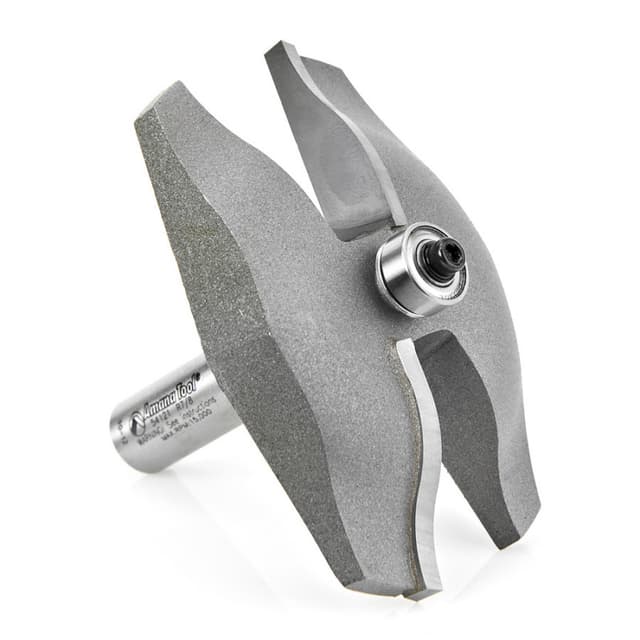 3-3/8" x 2-1/2" Ogee Raised Panel Bit, 2-Flute, 1/2" Shank