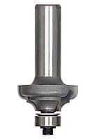 1-1/8" Dia x 1/2" Carbide Tipped Classical Cove/Bead Bit, 5/32" x 5/32" Radius, 1/4" Shank