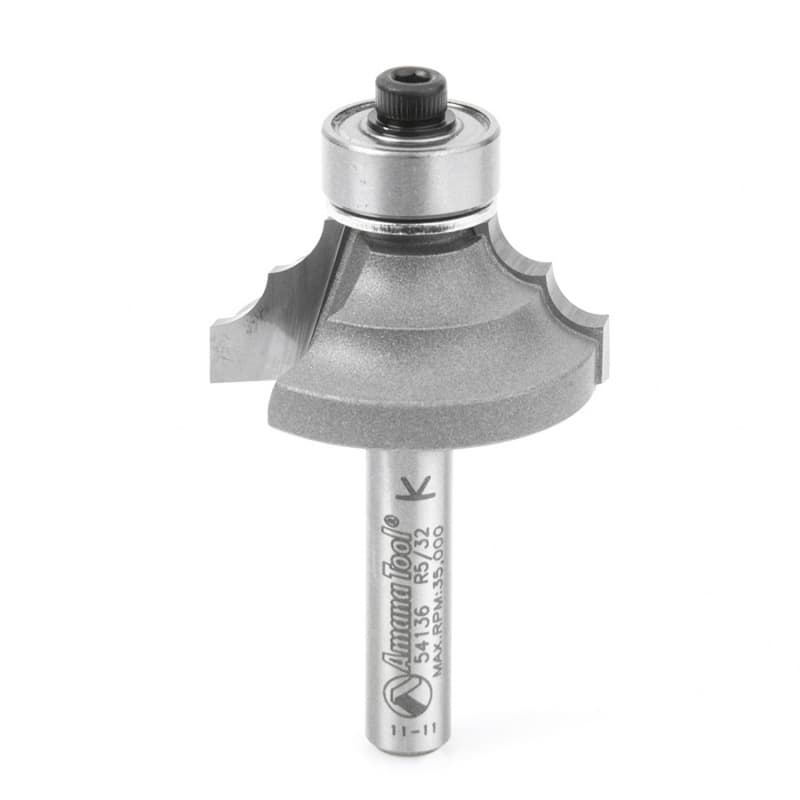 1-1/8" Dia x 1/2" Carbide Tipped Classical Molding Bit, 5/32" Radius, 1/4" Shank