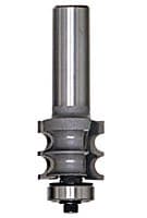 7/8" Dia x 3/4" Carbide Tipped Double Beading Bit, 1/8" Radius, 1/2" Shank