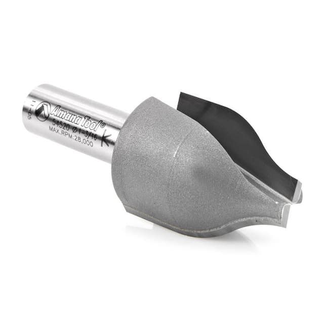 1-3/16" Dia x 1-5/8" Carbide Tipped Ogee Bit, Vertical Raised Panel 7/8" Radius, 1/2" Shank