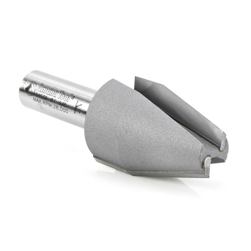 1-1/8" Dia x 1-5/8" Carbide Tipped Traditional Vertical Raised Panel Bit, 15°, 1/2" Shank