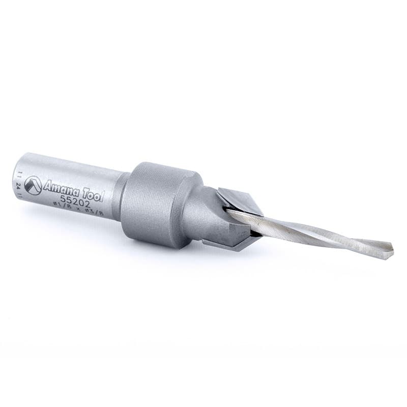 3/8" x 2-9/16" Carbide Tipped Countersink Bit, 5/16" Shank