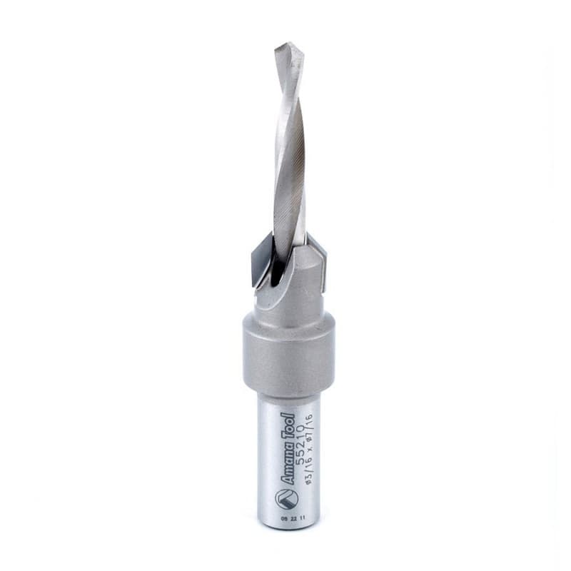 7/16" x 3" Carbide Tipped Countersink Bit, 3/8" Shank
