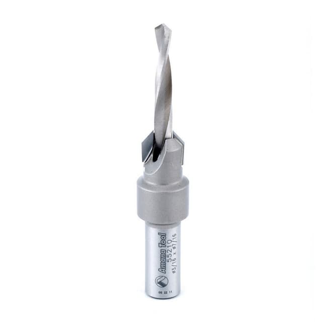 7/16" x 3" Carbide Tipped Countersink Bit, 3/8" Shank