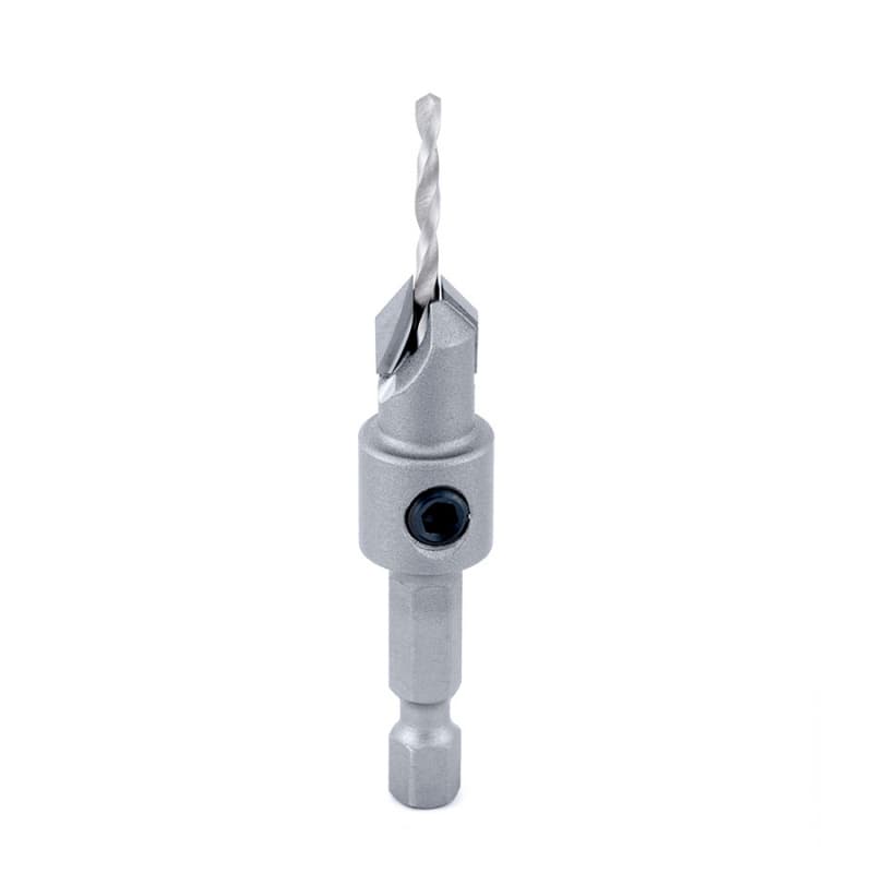 3/8" x 2-1/8" Carbide Tipped Countersink Bit for Wood, #6 Screw