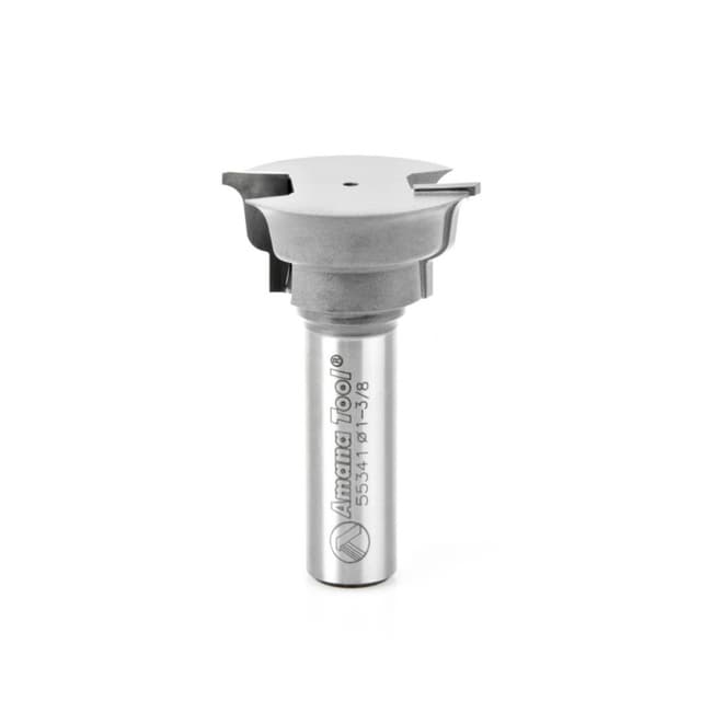 1-3/8" Dia x 21/32" Carbide Tipped Ogee Bit, Window Sash/Rail 1/8" Radius, 1/2" Shank