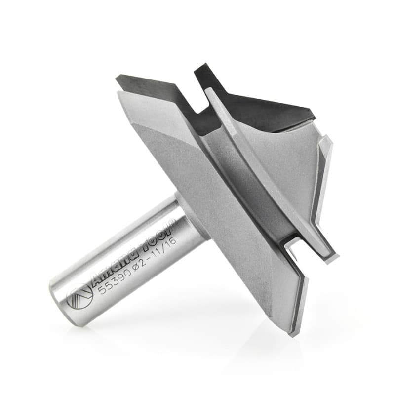 2-11/16" x 45° Lock Miter Bit, 2-Flute, 1/2" Shank