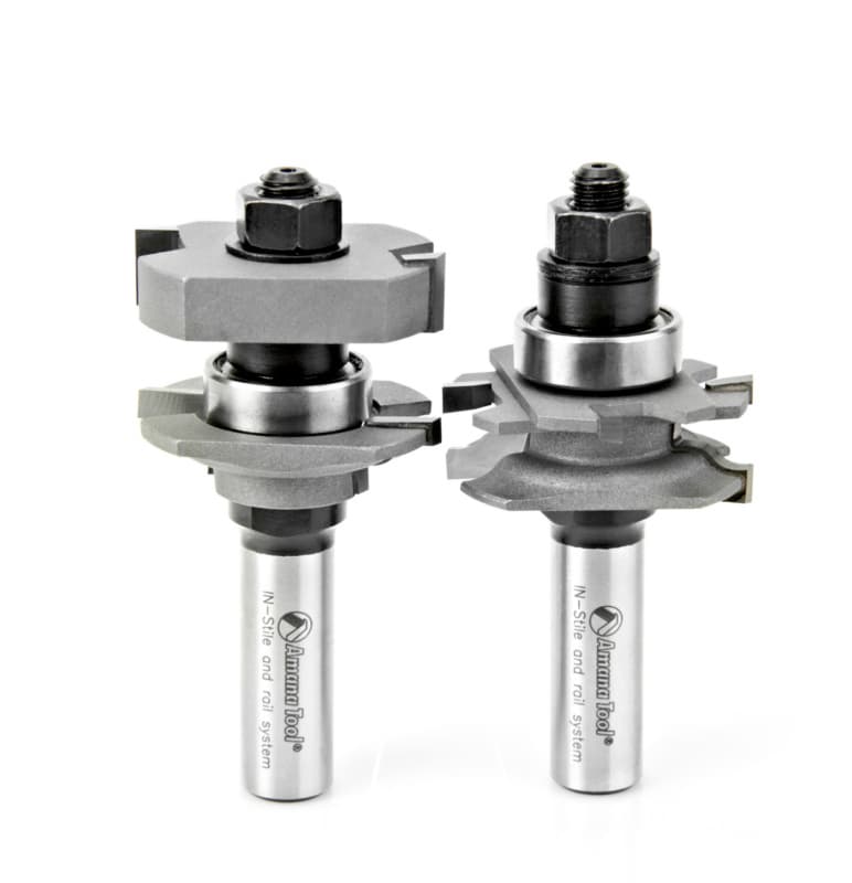 1-5/8" x 3-11/32" Adjustable Ogee Instile and Rail System, 1/2" Shank