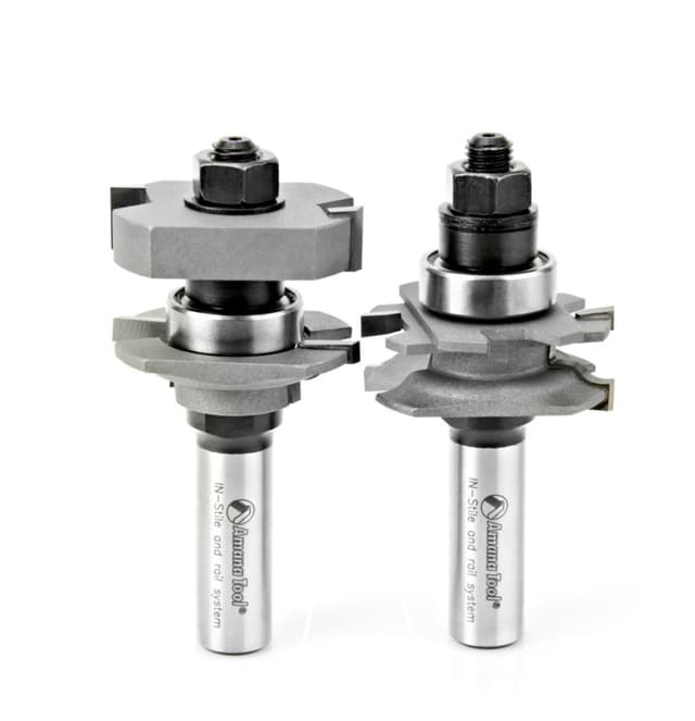 1-5/8" x 3-11/32" Adjustable Ogee Instile and Rail System, 1/2" Shank
