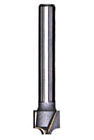 3/8" Dia x 5/16" Carbide Tipped Plunge Beading Bit, 3/32" Radius, 1/4" Shank
