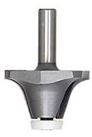 1-25/32" Dia x 11/16" Carbide Tipped Undermount Bowl Solid Surface Round Over Bit, 17°, 1/2" Shank