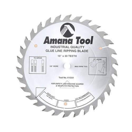10" x 30 Teeth Glue Line Ripping