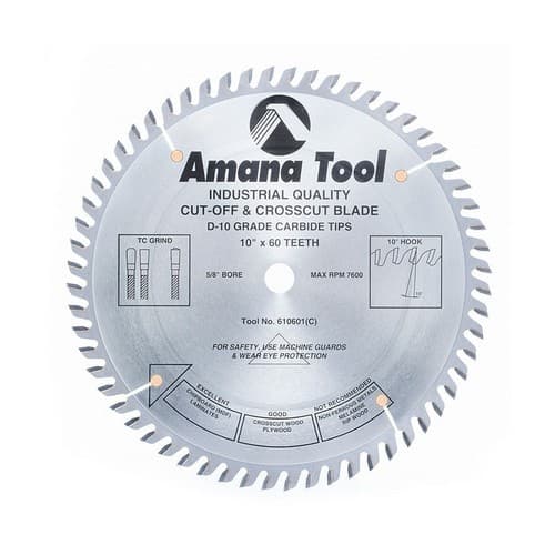 10" x 60 Teeth General Purpose Cut-Off Saw Blade