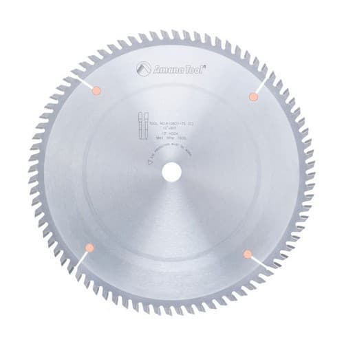 10" x 80 Teeth Thin Kerf Miter Saw Blade, Triple Chip Grind