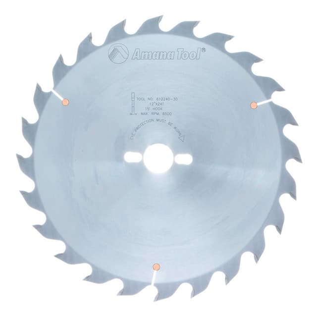 12" x 24 Teeth Standard Ripping Saw Blade, 30mm Bore
