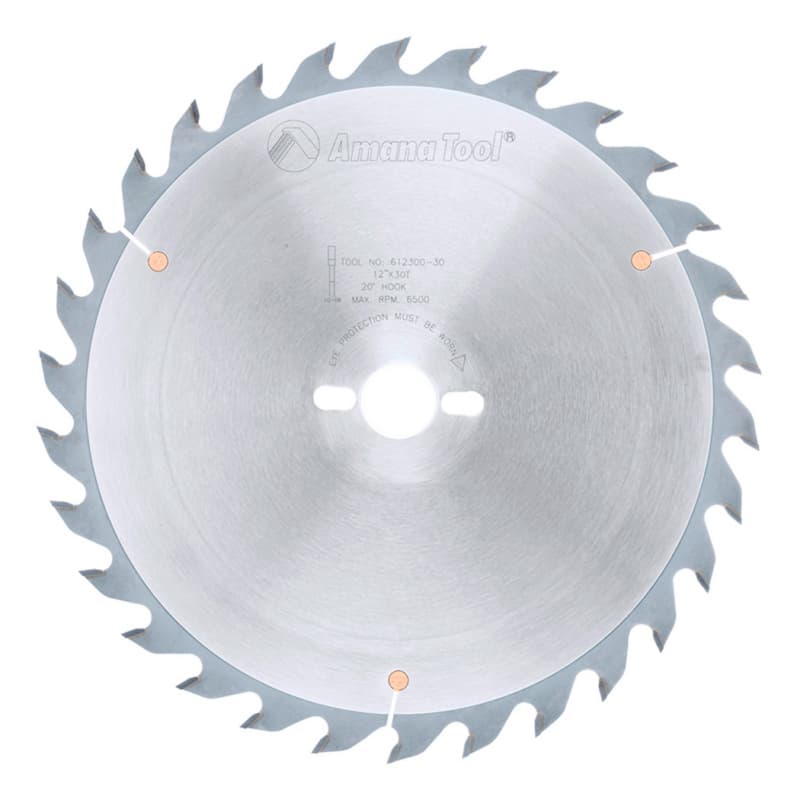 12" x 30 Teeth Standard Ripping Saw Blade, 30mm Bore