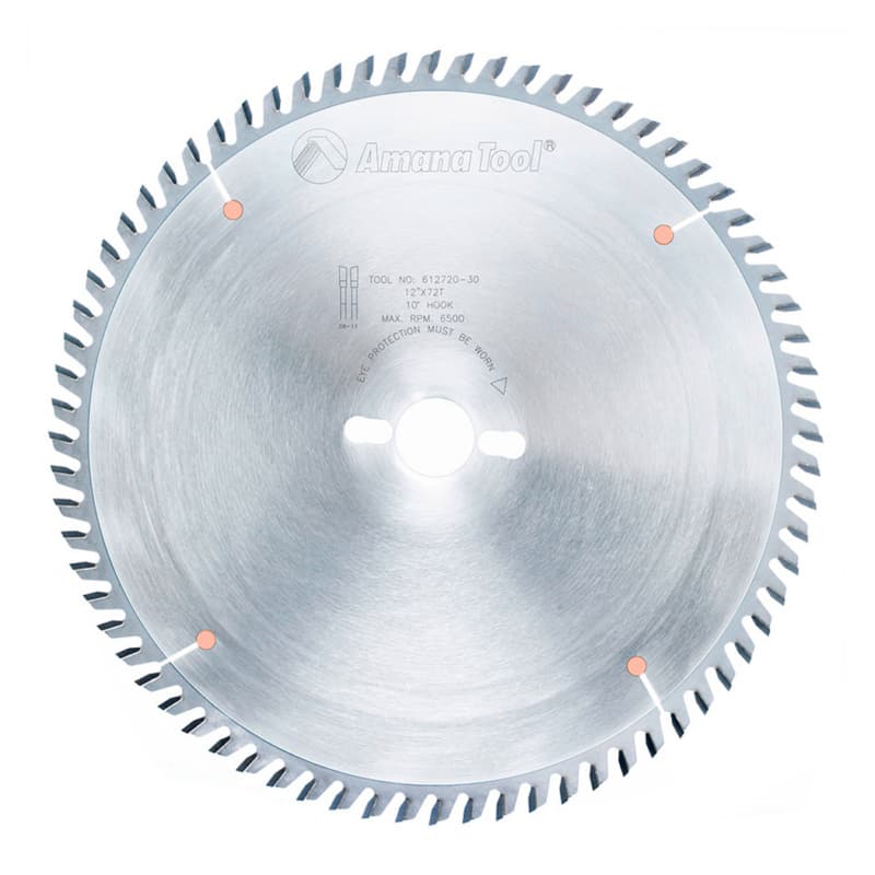 12" x 72 Teeth Cross-Cut/Cut-Off Saw Blade, 30mm Bore Diameter