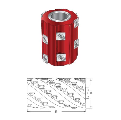 130MM ROUGHING SPIRAL PLANER, 61284