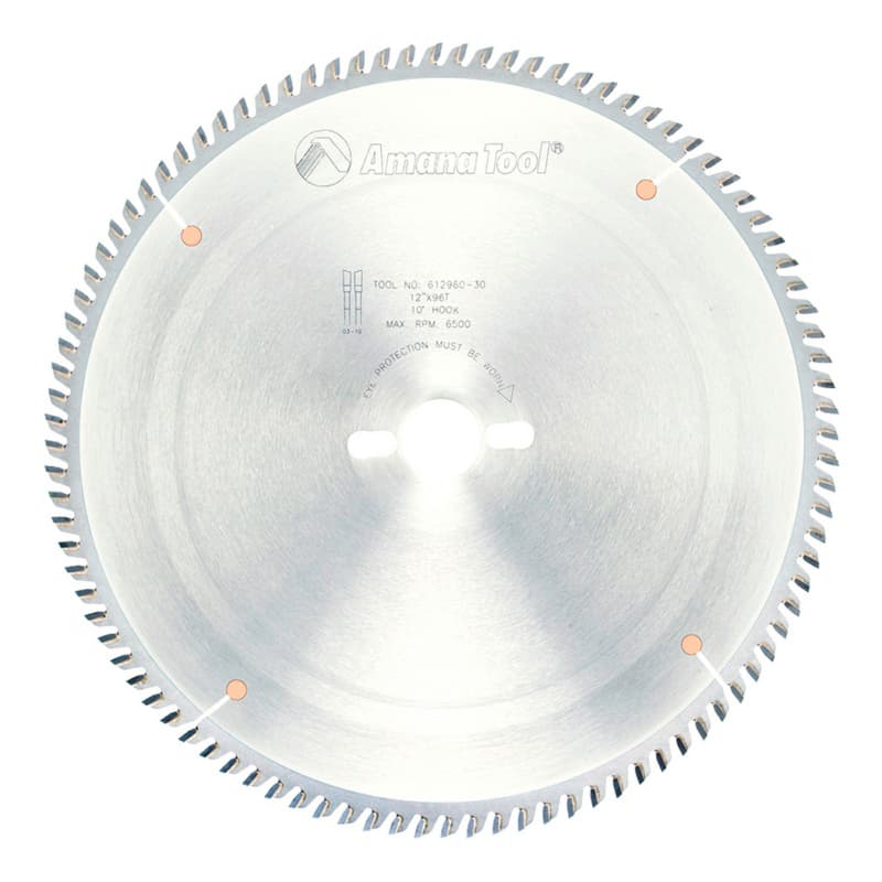 12" x 96 Teeth Trim Saw Blade, 30mm Bore
