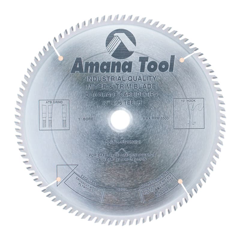 12" x 96 Teeth Trim Saw Blade