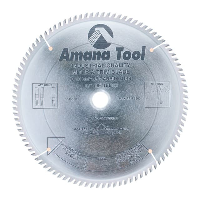 12" x 96 Teeth Trim Saw Blade