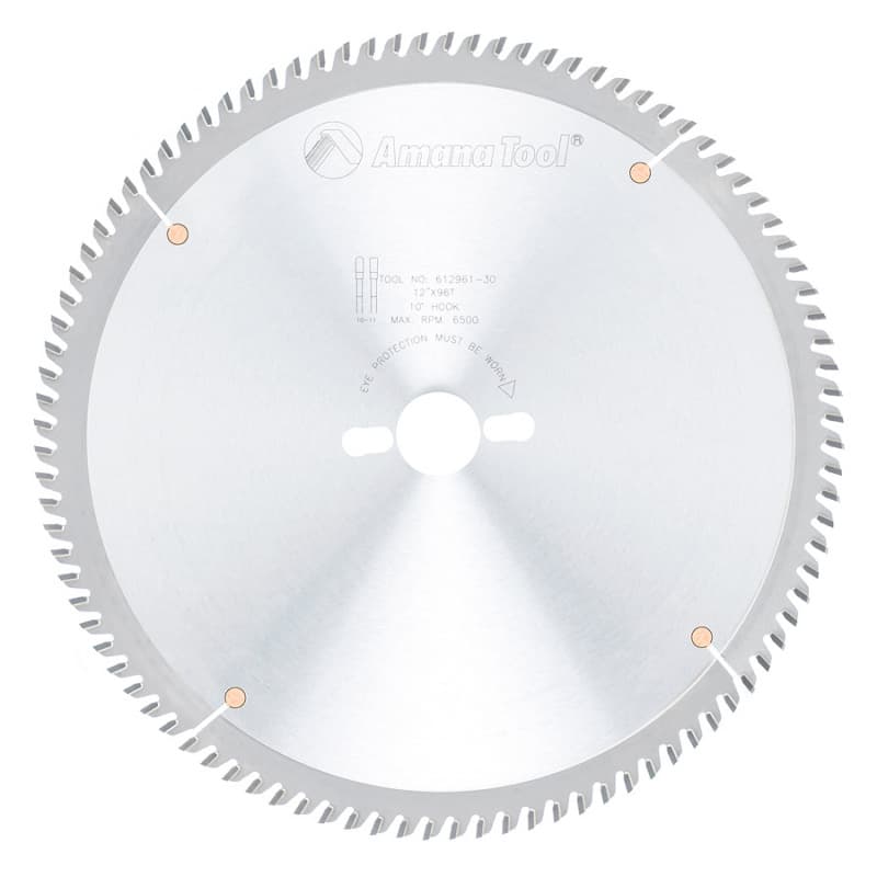 12" x 96 Teeth Fine Cut-Off/Cross-Cut Saw Blade, 30mm Bore
