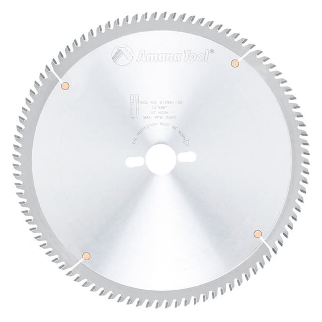 12" x 96 Teeth Fine Cut-Off/Cross-Cut Saw Blade, 30mm Bore