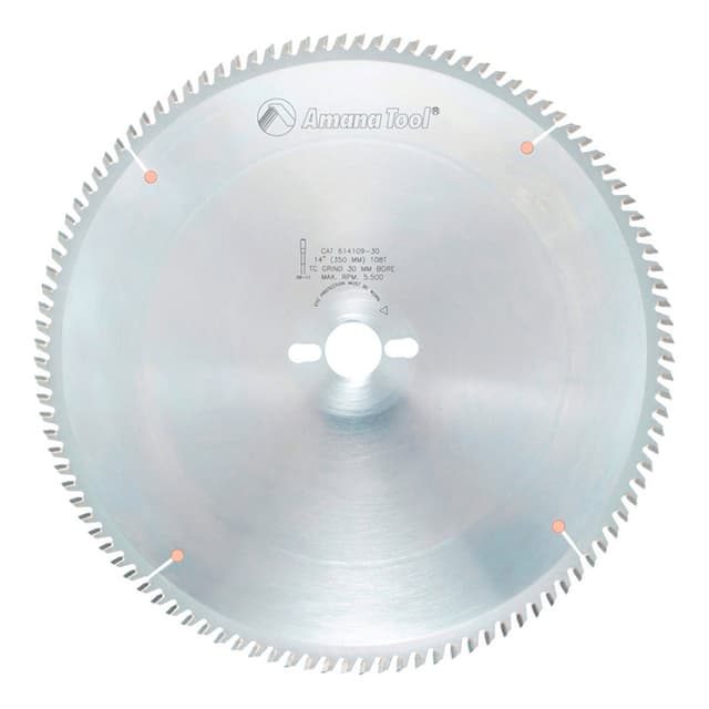 14" x 108 Teeth Fine Cut-Off/Cross-Cut Saw Blade, 30mm Bore