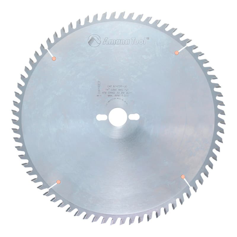 14" x 72 Teeth Cut-Off/Cross-Cut Saw Blade, 30mm Bore