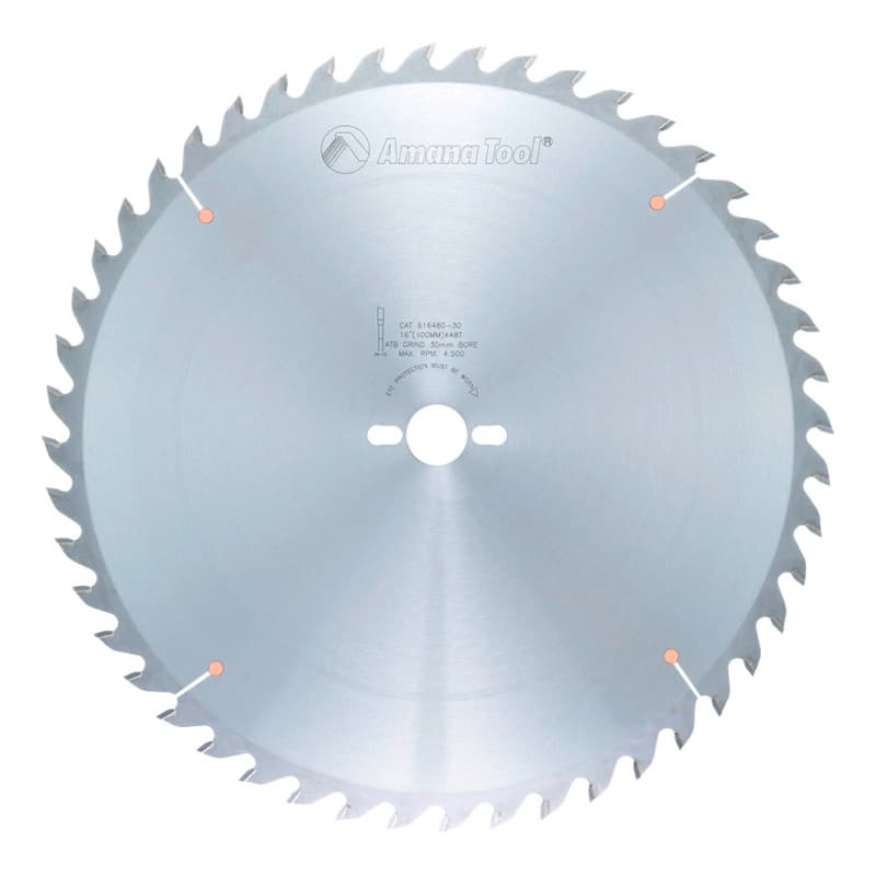 16" x 48 Teeth Ripping/Cross-Cut General Purpose Saw Blade, 30mm Bore