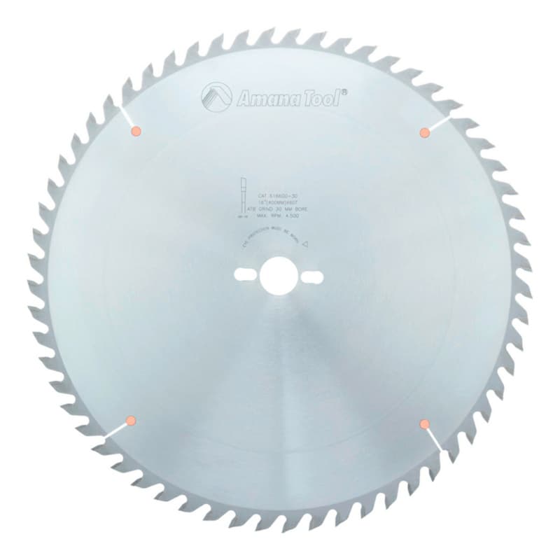 16" x 60 Teeth Ripping/Cross-Cut General Purpose Saw Blade, 30mm Bore