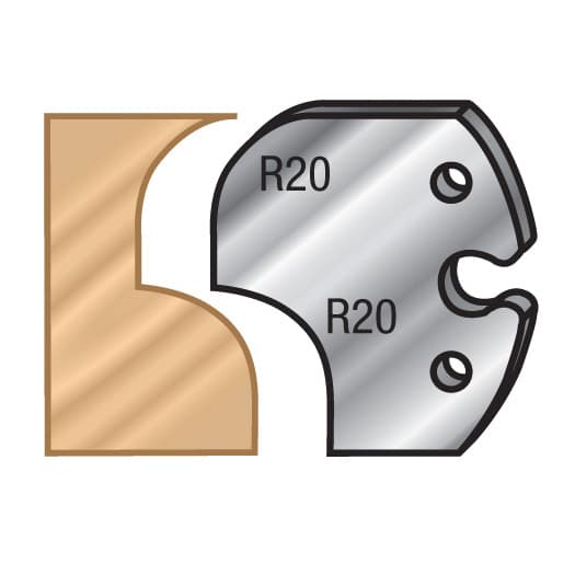 66F012 60mm Steel Knives for Profile Pro Inserts