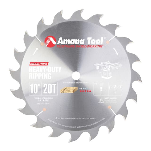 10" x 20 Teeth Heavy-Duty Ripping Saw Blade