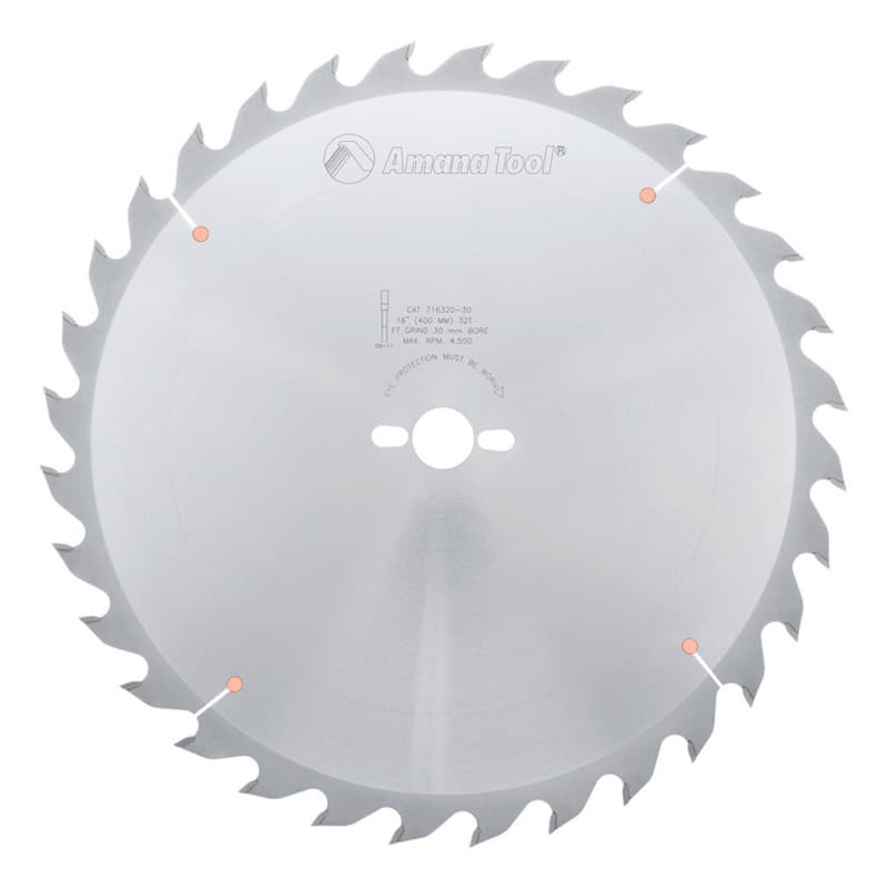16" x 32 Teeth Heavy-Duty Ripping Saw Blade, 30mm Bore