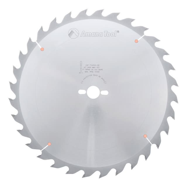 16" x 32 Teeth Heavy-Duty Ripping Saw Blade, 30mm Bore