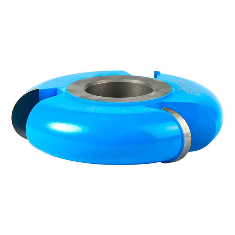 4" x 1/2" Radius 3-Wing Heavy-Duty Flute Cutter