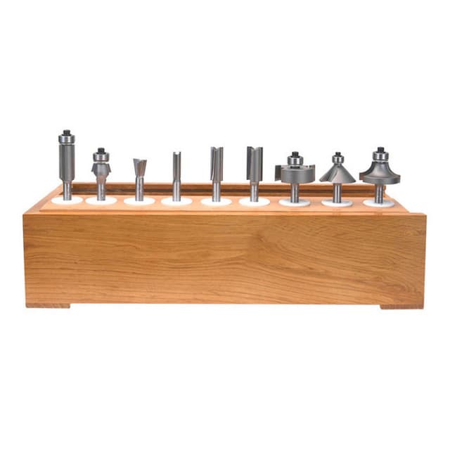 1-Piece Router Bit Set, 1/4" Shank