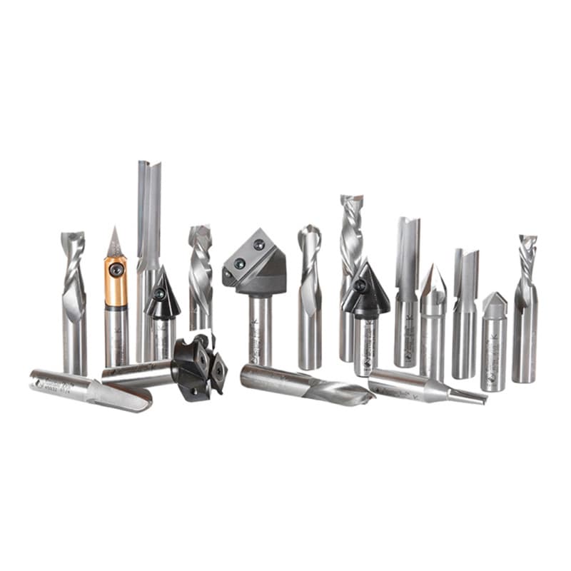 18-Piece CNC Advanced General Purpose Router Bit Collection, 1/2" Shank