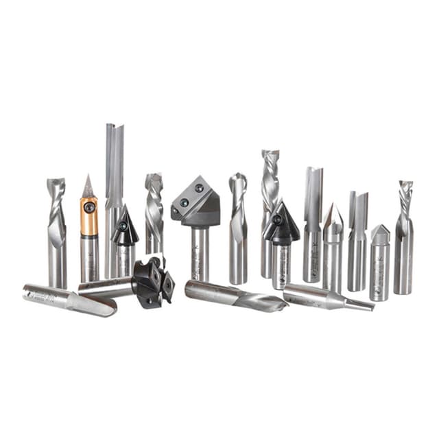 18-Piece CNC Advanced General Purpose Router Bit Collection, 1/2" Shank
