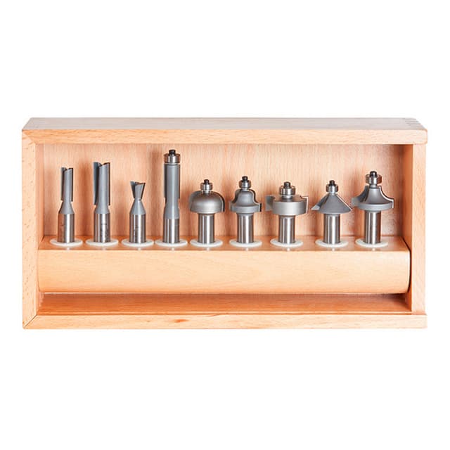 11-Piece Profile Router Bit Set, 1/2" Shank