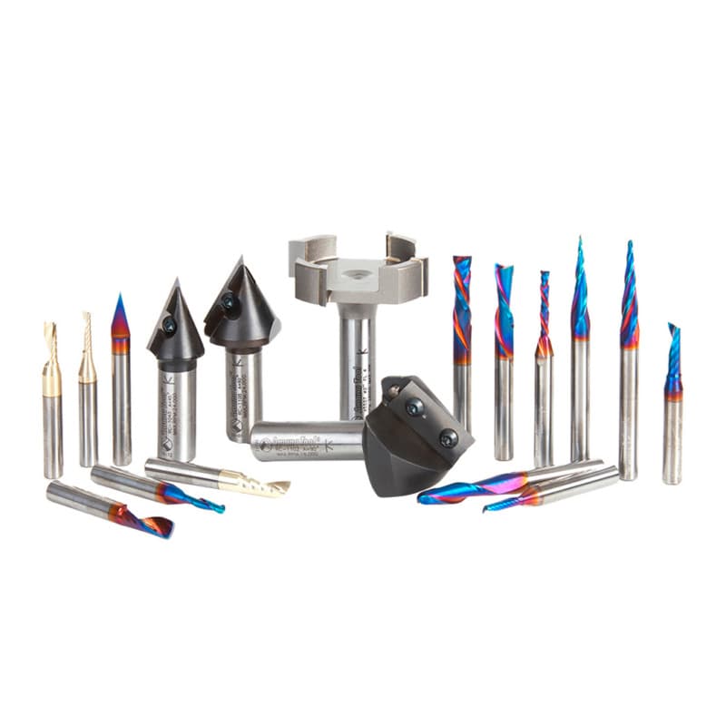 18-Piece CNC Ultimate Signmaking Router Bit Collection