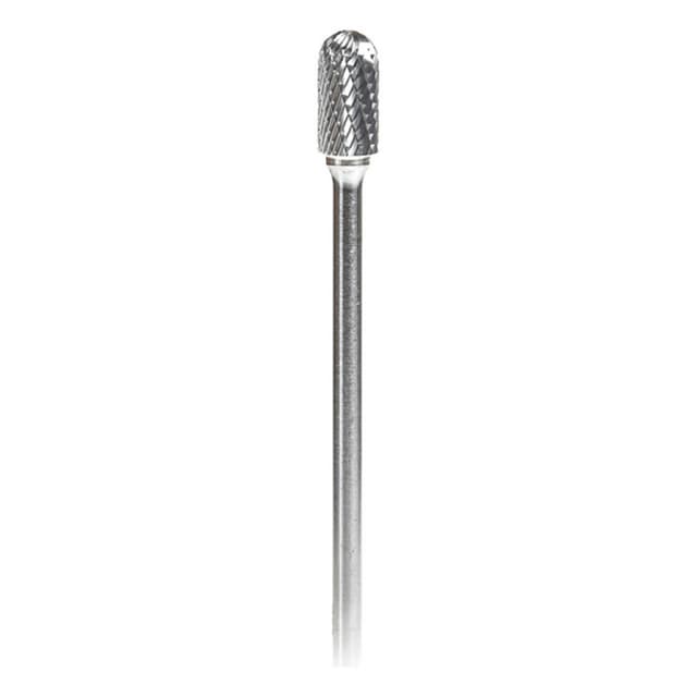 1/2" x 7" Cylinder Shape Double Cut Burr Bit, 1/4" Shank