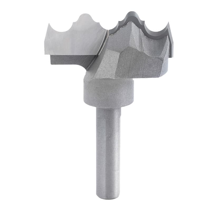 1-25/32" x 2-7/8" Rosette Router Bit, 3/8" Shank